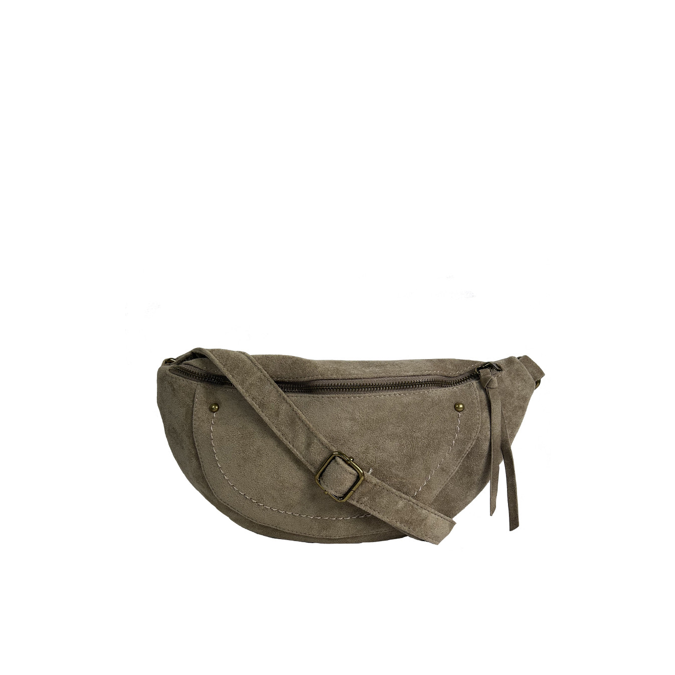 Farfouillette Taupe Banane Clouté Sac