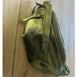 Shiny Leather Banana Bag Farfouillette