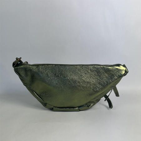 Shiny Leather Banana Bag Farfouillette