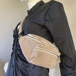 Banana Velour Farfouillette Taupe