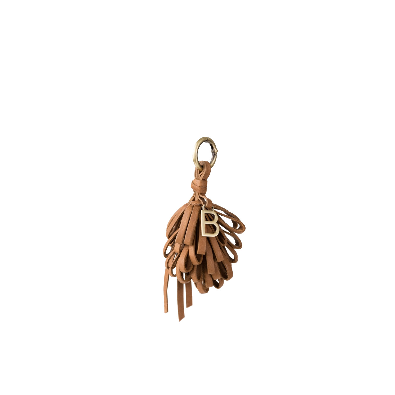 Biba Connecticut Pineapple Keychain in Leather COH3L Cuero