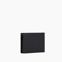 The Tanner Charles Bi-fold Grainy Leather Wallet with Flap