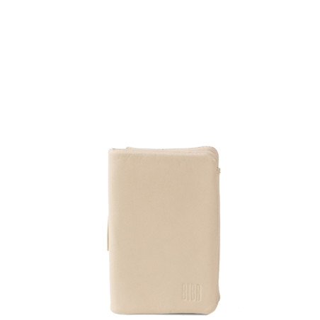 Biba Soft Mousse Large Vertical Wallet in Natural Leather SFM4L Crudo