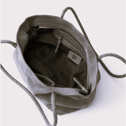 Biba Somerville Small Tote Bag in Leather SOR4L Malva