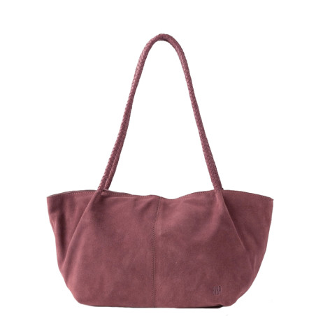 Biba Somerville Small Tote Bag in Leather SOR4L Malva
