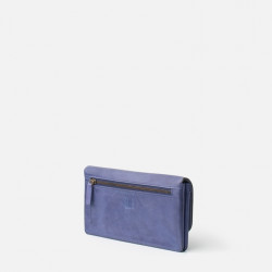 Biba Veta Large Washed Leather RFID Wallet VET2L Violeta