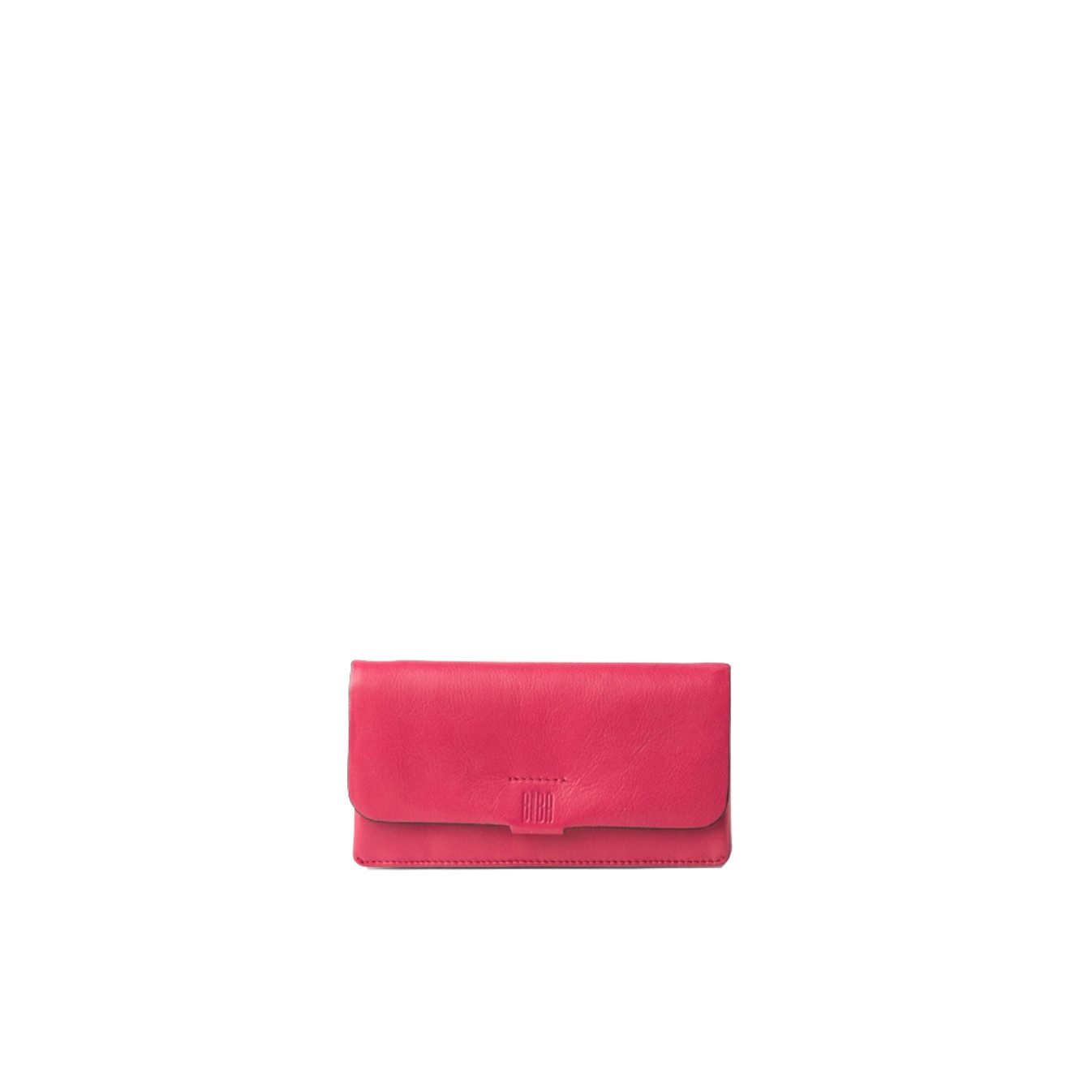 Biba Veta Large Washed Leather RFID Wallet VET2L Fuchsia