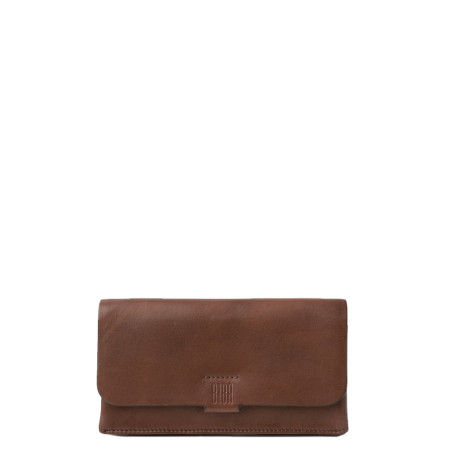 Biba Veta Large Washed Leather RFID Wallet VET2L Bone Brown