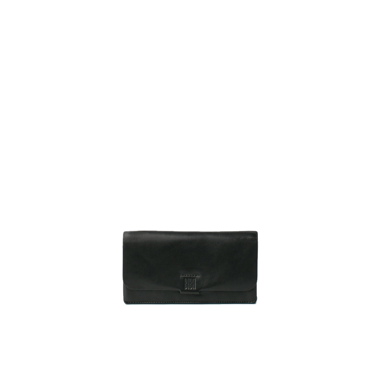 Biba Veta Large Washed Leather RFID Wallet VET2L Negro