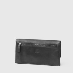 Biba Veta Large Washed Leather RFID Wallet VET2L Negro