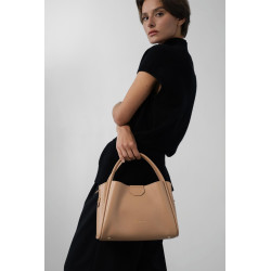 Lancaster Ida Double Shoulder Bag 470-84 Natural-In-Beige
