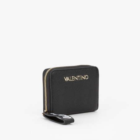 Valentino Ryta Re Small Zippered Wallet Nero