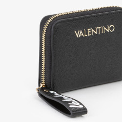 Valentino Ryta Re Small Zippered Wallet Nero