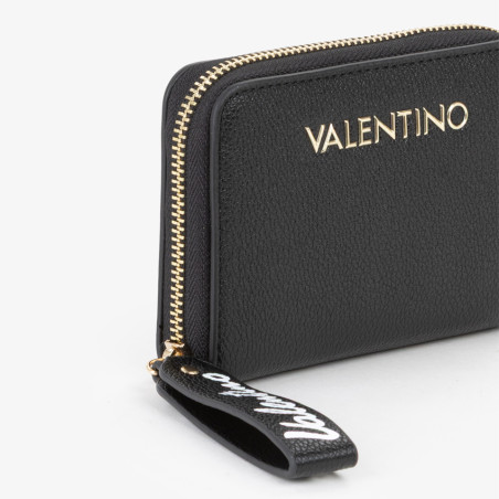 Valentino Ryta Re Small Zippered Wallet Nero