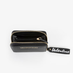 Valentino Ryta Re Small Zippered Wallet Nero