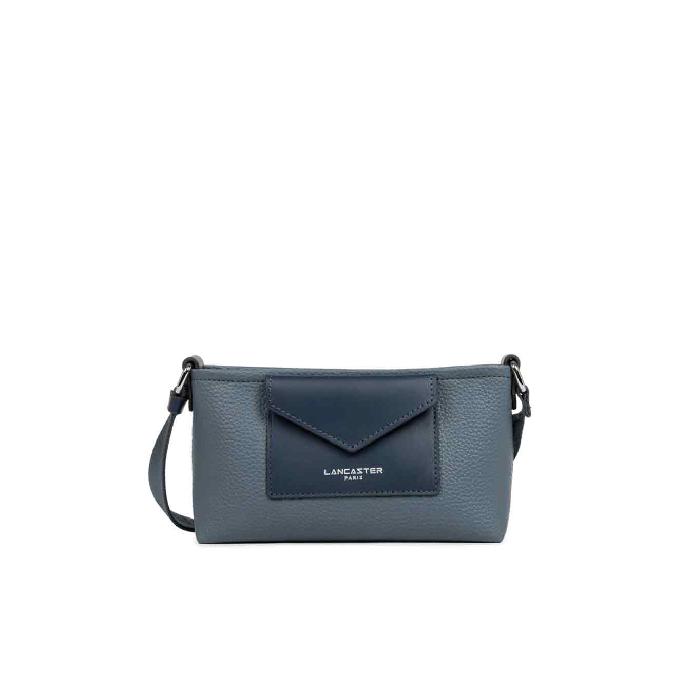 Lancaster Maya Double Kba Organized Pouch 517-104 Frost Blue