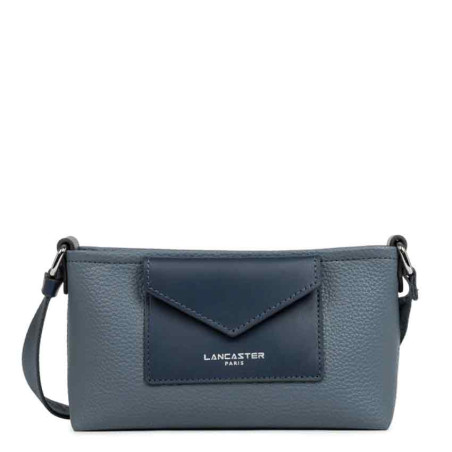 Lancaster Maya Double Kba Organized Pouch 517-104 Frost Blue