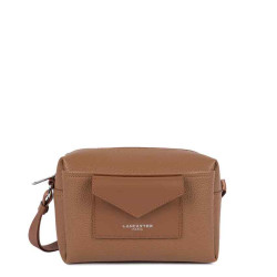 Lancaster Maya Double KBA Crossbody Trotter Bag 517-106 Mocha