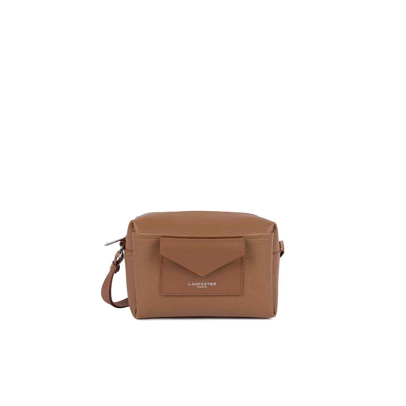Lancaster Maya Double KBA Crossbody Trotter Bag 517-106 Mocha