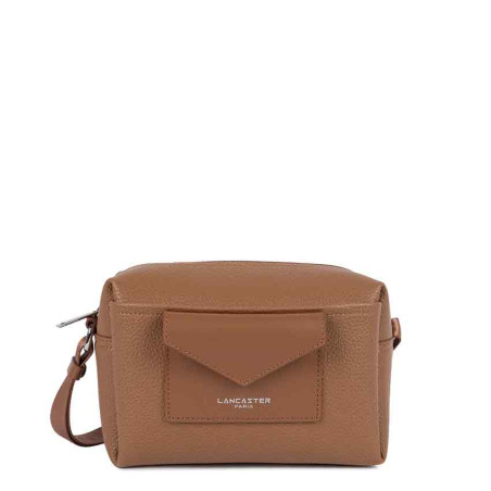 Lancaster Maya Double KBA Crossbody Trotter Bag 517-106 Mocha
