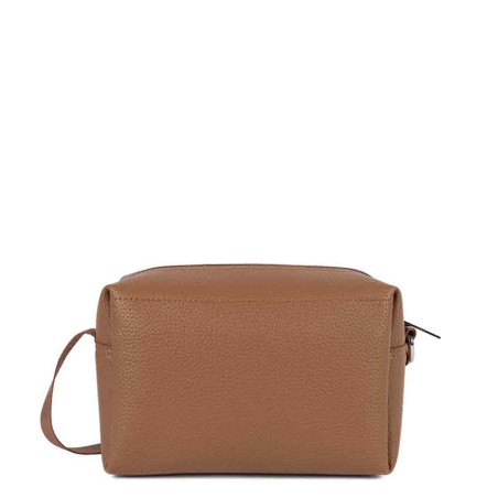 Lancaster Maya Double KBA Crossbody Trotter Bag 517-106 Mocha