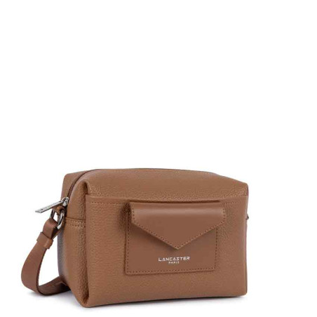 Lancaster Maya Double KBA Crossbody Trotter Bag 517-106 Mocha