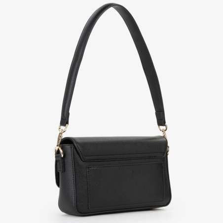 Valentino Thetis Shoulder Bag with Flap Nero
