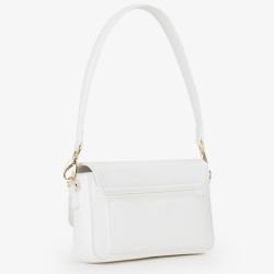 Valentino Thetis Shoulder Bag with Flap Bianco