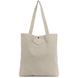 Lancaster Suede KBA Tote Bag 518-061 Ivory