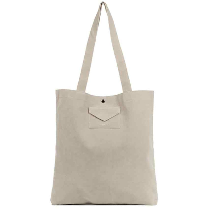 Lancaster Suedine KBA Tote Bag 518-061 Ivoire