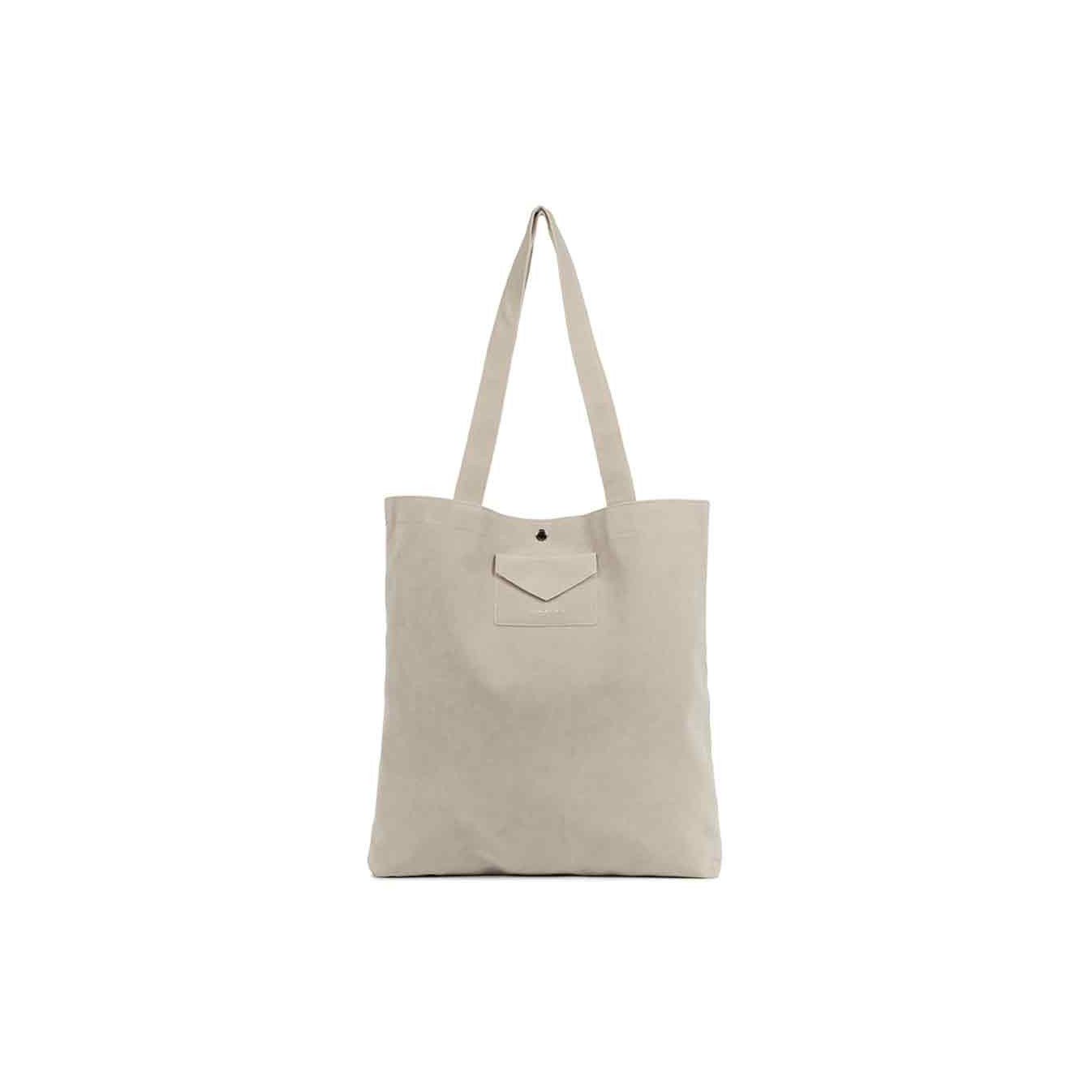 Lancaster Suede KBA Tote Bag 518-061 Ivory