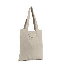 Lancaster Suede KBA Tote Bag 518-061 Ivory