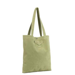 Lancaster Suede KBA Tote Bag 518-061 Pistachio
