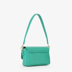 Valentino Thetis Shoulder Bag with Flap Smeraldo