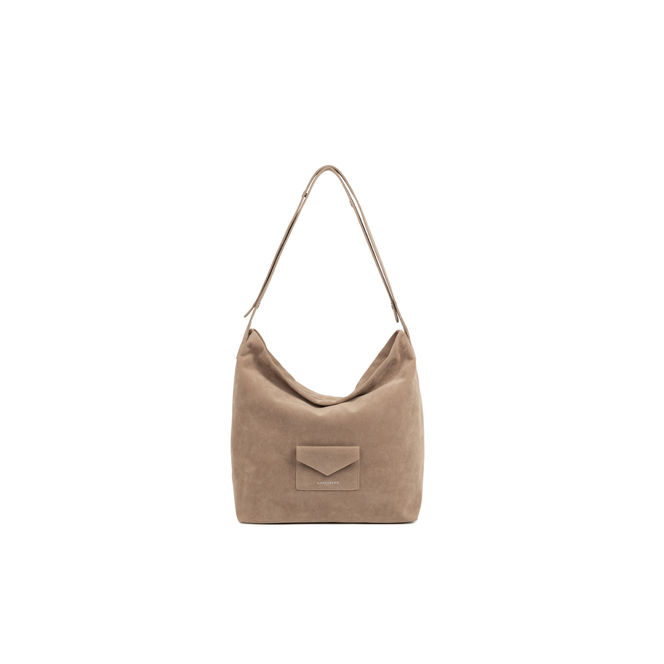 Lancaster Suedine KBA Bucket Bag 518-062 Dark Beige