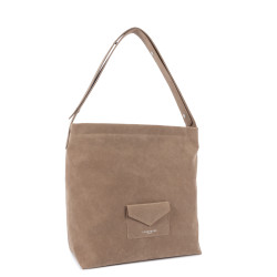 Lancaster Suedine KBA Sac Seau 518-062 Beige fonce cote