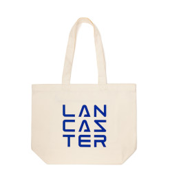 Lancaster Tote Bag 3 Lines Tote Bag TOTE-06 Beige