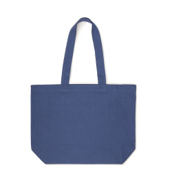 Lancaster Tote Bag 3 Lines Tote Bag TOTE-06 Blue