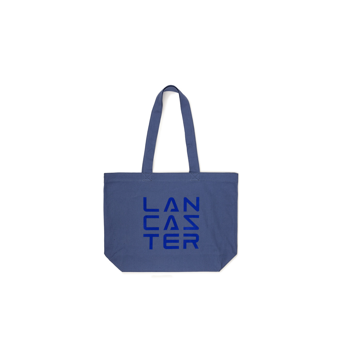 Lancaster Tote Bag 3 Lines Tote Bag TOTE-06 Blue