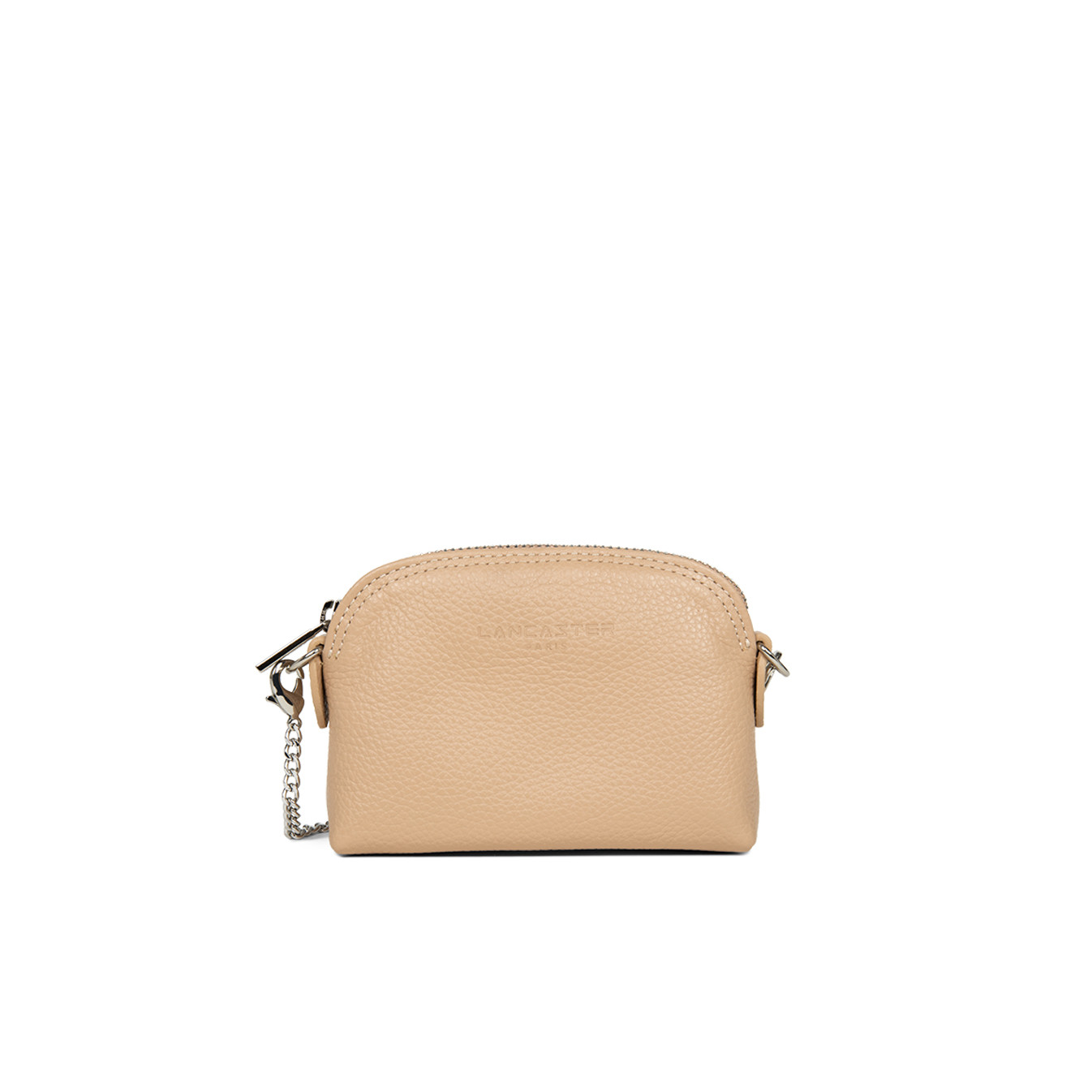 Lancaster Foulonne Double Coin Purse 170-28 Nude