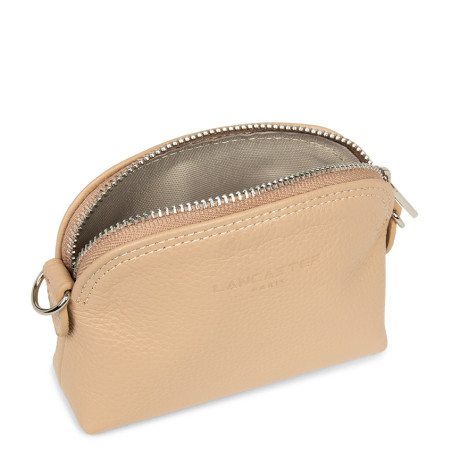 Lancaster Foulonne Double Coin Purse 170-28 Nude