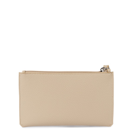 Lancaster Maya Double Kba Organized Pouch 117-011 Dark Beige