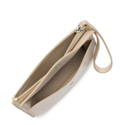 Lancaster Maya Double Kba Pochette Organisée 117-011 Beige foncé ouvert