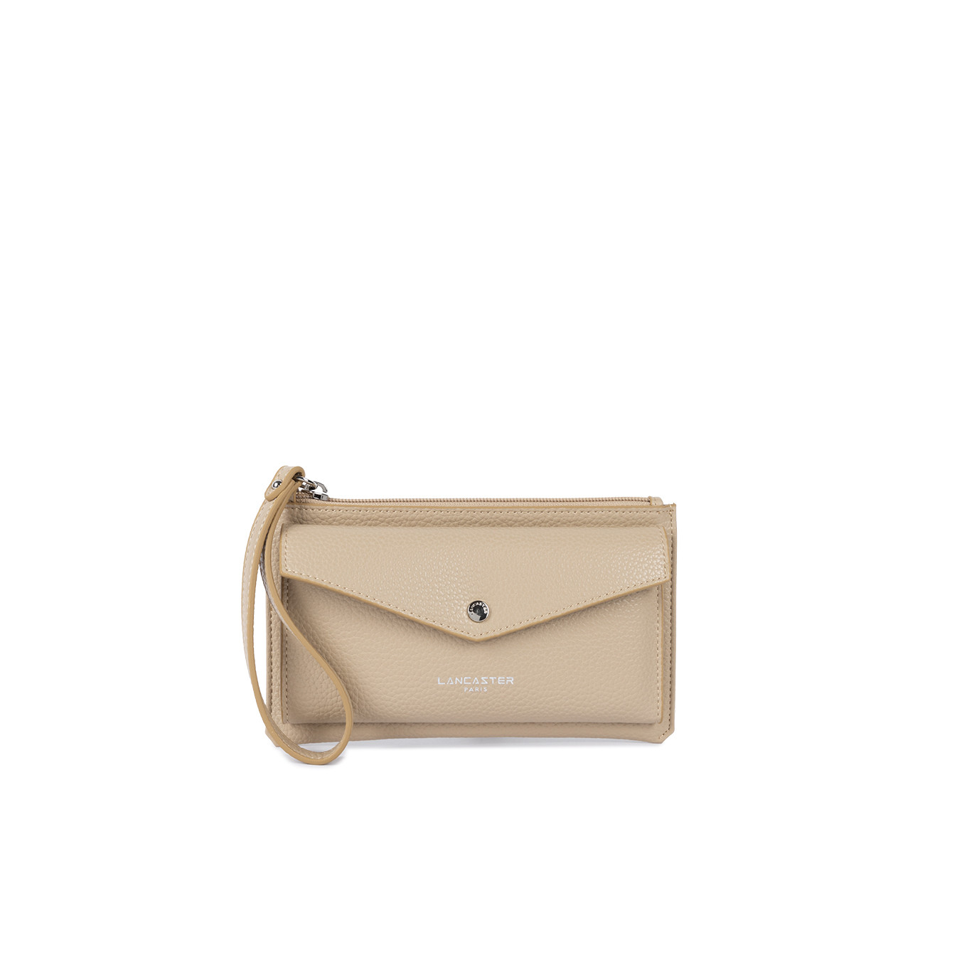 Lancaster Maya Double Kba Organized Pouch 117-011 Dark Beige