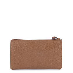 Lancaster Maya Double Kba Organized Pouch 117-011 Mocha