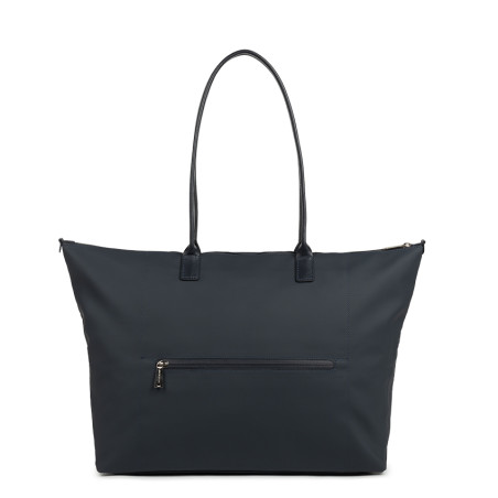 Lancaster Smart Kba Large Shoulder Tote Bag 516-73 Navy Blue