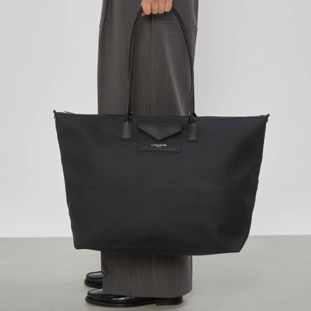 Lancaster Smart Kba Large Shoulder Tote Bag 516-73 Black