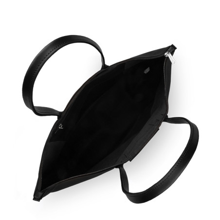 Lancaster Smart Kba Large Shoulder Tote Bag 516-73 Black
