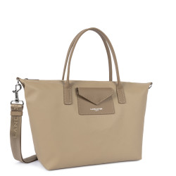 Lancaster Smart Kba Handbag Tote 516-77 Dark Beige