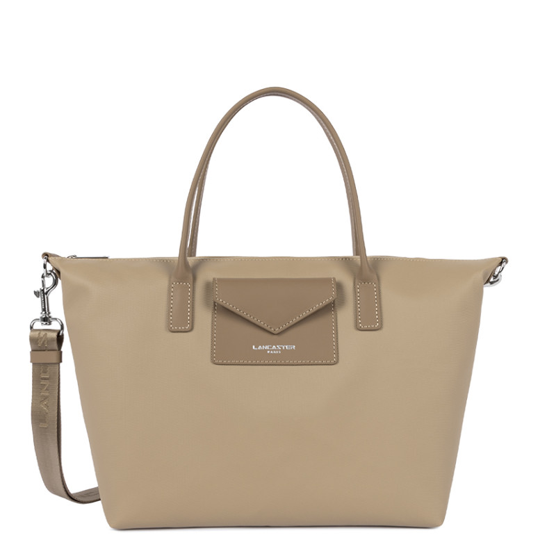 Lancaster Smart Kba Handbag Tote 516-77 Dark Beige